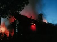 В Бугульминском районе огнем полностью уничтожен дом