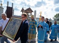 В Соборном храме Бугульмы состоялась встреча особо чтимого списка Албазинской иконы Божией Матери