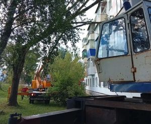 Бугульма ликвидирует последствия урагана