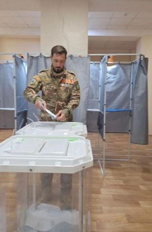 В Бугульме участник СВО проголосовал на выборах