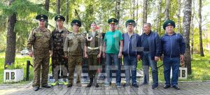 В Бугульме состоялась торжественная встреча пограничника