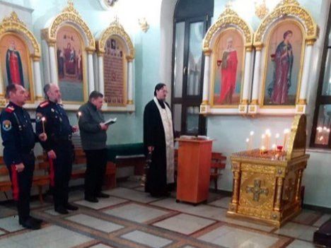 В Бугульме совершили панихиду по погибшим казакам, воинам и жертвам политических репрессий