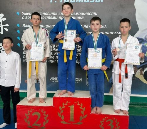 Бугульминские дзюдоисты стали победителями первенства