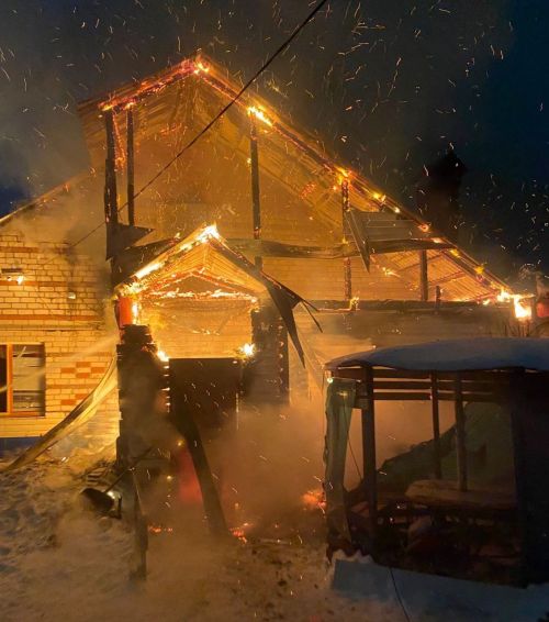 В Бугульме произошло возгорание в частном доме