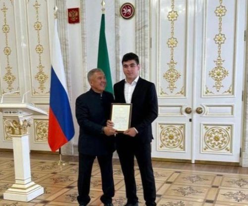 Бугульминский спортсмен получил Благодарность Раиса Республики Татарстан