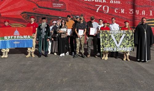 В Бугульме проводили троих добровольцев на СВО