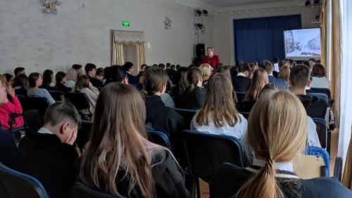 Серию уроков мужества организовали волонтеры Победы Бугульмы