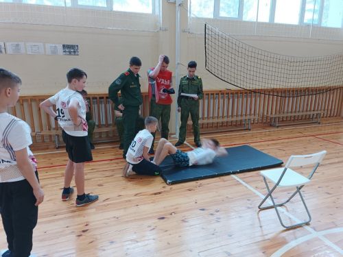 В Бугульминской кадетской школе прошло лично-командное «Многоборье ГТО»