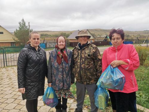 Пожилым жителям Бугульмы вручили продуктовые наборы