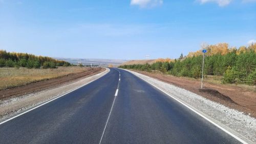 Рабочие завершили ремонт автодороги Бугульма - Лениногорск