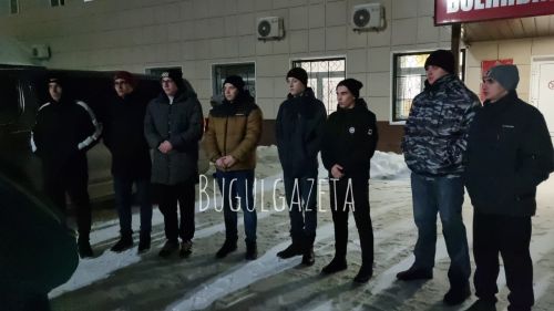 Восемь призывников из Бугульмы отправились на срочную службу