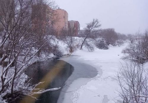 15 февраля в Бугульме небольшой снег