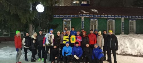 Бегуны Бугульмы совершили свою юбилейную пробежку