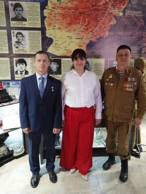 Бугульминский Зал боевой славы посетил космонавт Сергей Рыжиков