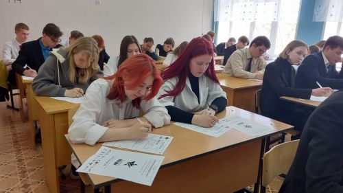 Бугульминцы написали «Диктант Победы»