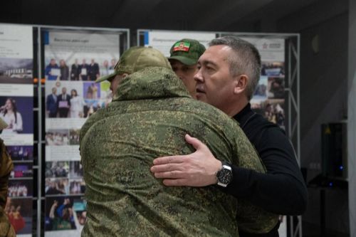 Мобилизованные бугульминцы приехали в двухнедельный отпуск