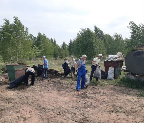 Прихожане Бугульминского мухтасибата привели в порядок территорию мусульманского кладбища
