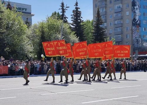В Бугульме состоялся парад, посвященный 78-й годовщине Великой Победы