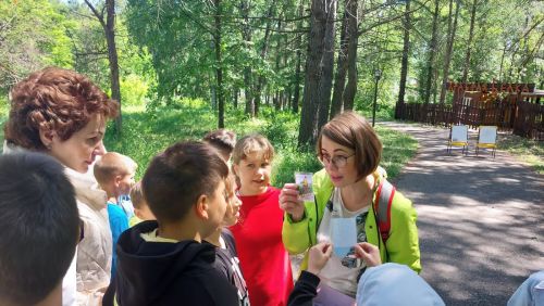 В лето на велосипеде: в парке на улице Красноармейской состоялось тематическое мероприятие