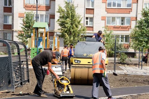 В 20 дворах Бугульмы завершены работы по благоустройству
