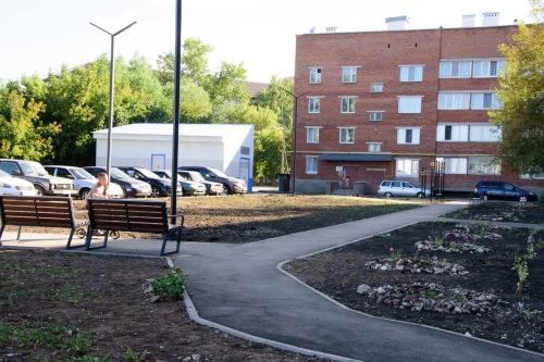 В 20 дворах Бугульмы завершены работы по благоустройству