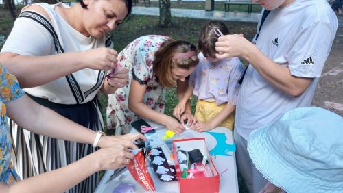 В сквере прошло профилактическое мероприятие по безопасности дорожного движения