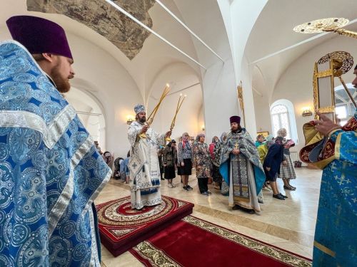 В праздник Успения Пресвятой Богородицы епископ Мефодий совершил Литургию в Казанско-Богородицком монастыре Бугульмы