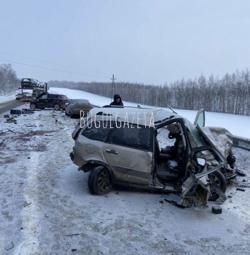 Пятерых пострадавших в массовом ДТП госпитализировали в Бугульминскую ЦРБ