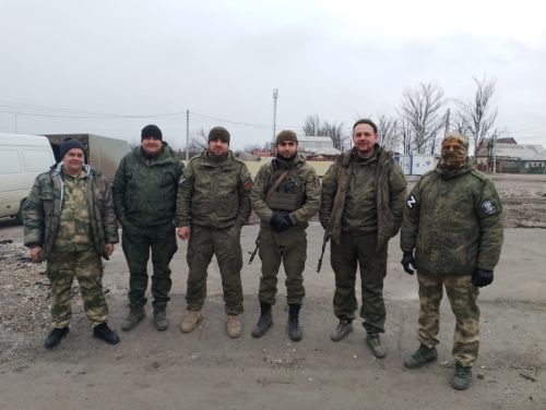 Бойцы из Бугульмы получили именные посылки, гумпомощь и квадроцикл