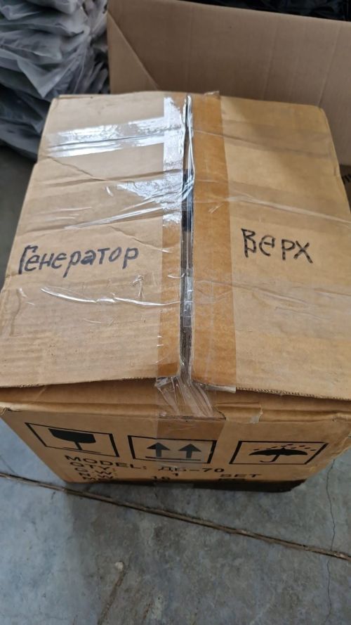 Неравнодушный бугульминец принес на склад гумпомощи генератор