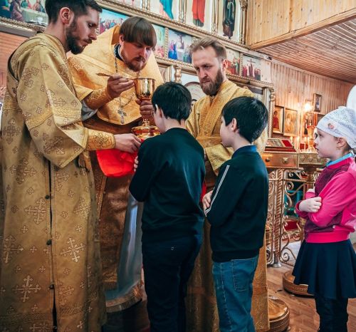 Архиерейская литургия в Неделю о блудном сыне совершена в храме Малой Бугульмы