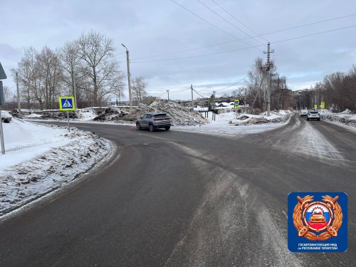 В Бугульме на улице Воровского водитель совершила наезд на девушку
