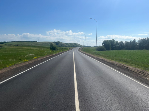 Завершился ремонт участка дороги Бугульма-Лениногорск