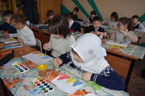Для юных бугульминцев провели час искусства