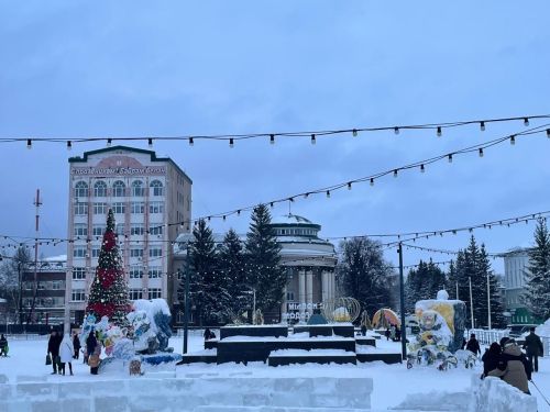 В Бугульме 3 января значительная облачность