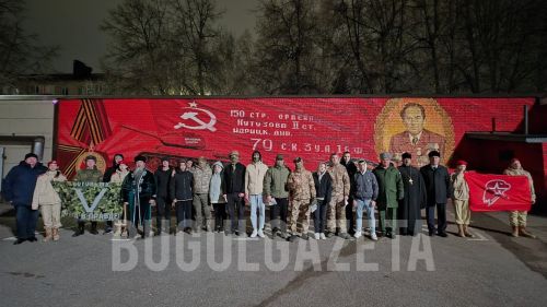 В Бугульме на территории военного комиссариата прошла очередная отправка