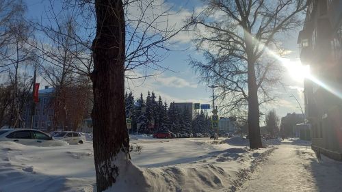 В Бугульме 23 февраля облачно с прояснениями