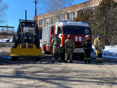 В Бугульме прошли учения по тушению лесных пожаров