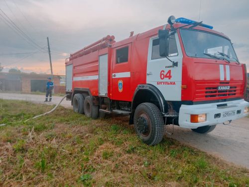 В Малой Бугульме случился пожар