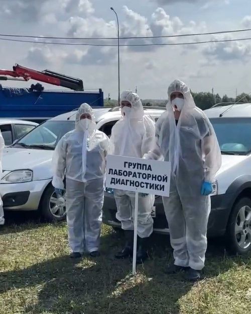 В Бугульминском районе прошли учения по ликвидации очага африканской чумы свиней