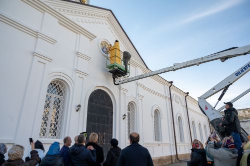 В Бугульме освятили мозаичную икону