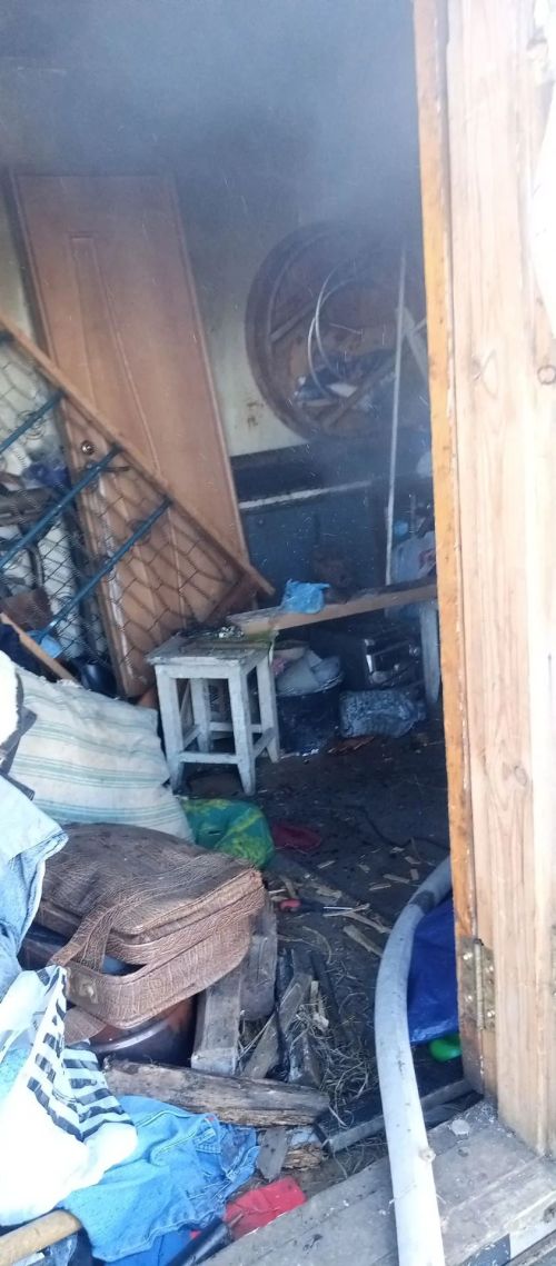 В деревне Забугоровка Бугульминского района горел вагон-домик