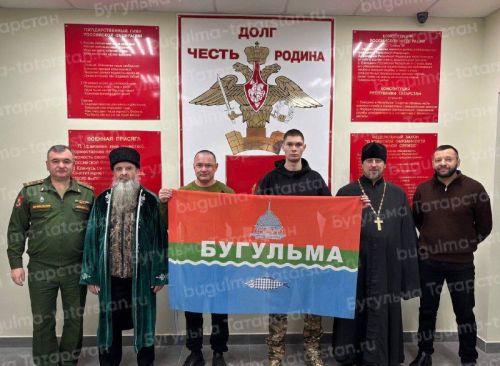 Из Бугульмы отправили на службу двоих контрактников, включая мастера спорта из Башкортостана