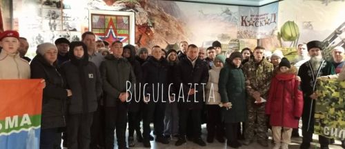 Первая группа добровольцев в этом году отправилась из Бугульмы на защиту Родины