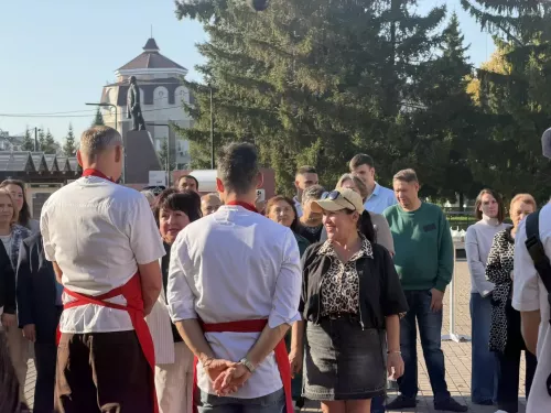 На центральной площади Бугульмы прошли съемки передачи Первого канала