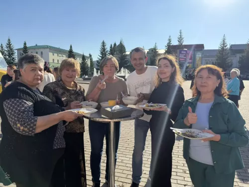 На центральной площади Бугульмы прошли съемки передачи Первого канала