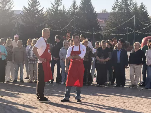 На центральной площади Бугульмы прошли съемки передачи Первого канала