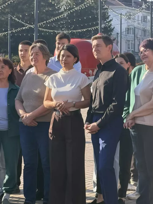 На центральной площади Бугульмы прошли съемки передачи Первого канала