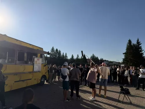 На центральной площади Бугульмы прошли съемки передачи Первого канала