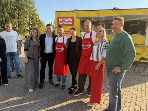 На центральной площади Бугульмы прошли съемки передачи Первого канала